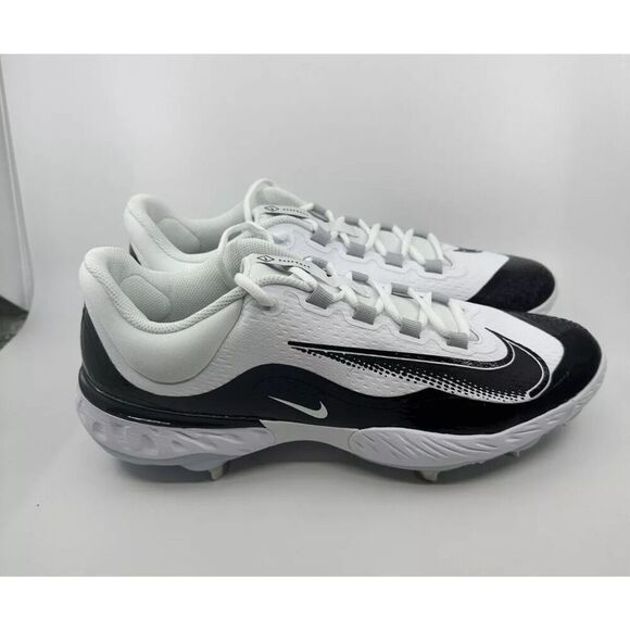 Nike Alpha Huarache Elite 4 Low Metal Baseball Cleats FD2745-101 Mens Size 11 - Picture 2 of 6